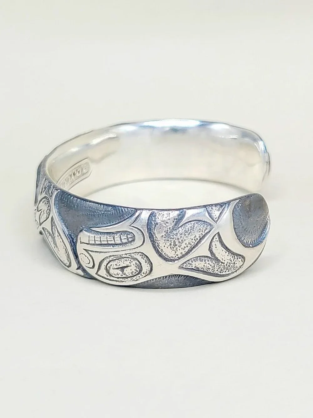 David Yurman Wide Northwest Cuff Bracelet in Sterling Silver - 17mm - 7" - Picture 10 of 13